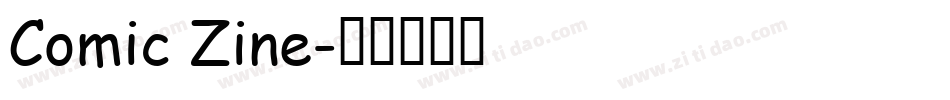 Comic Zine字体转换